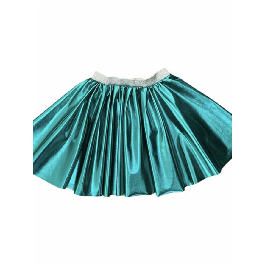 Ratatam The Elastic Green Metallic Skirt