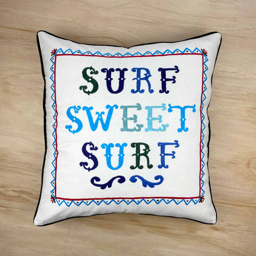 Aloha To Zen Surf Sweet Surf Pillow