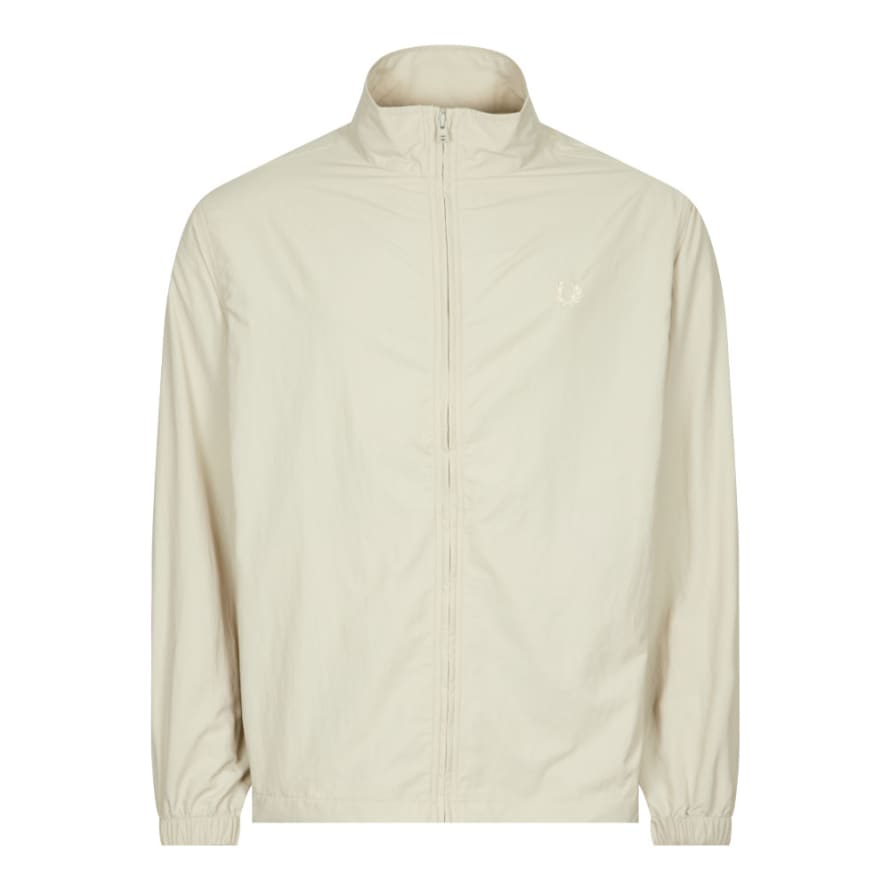Fred Perry Woven Track Jacket - Light Oyster