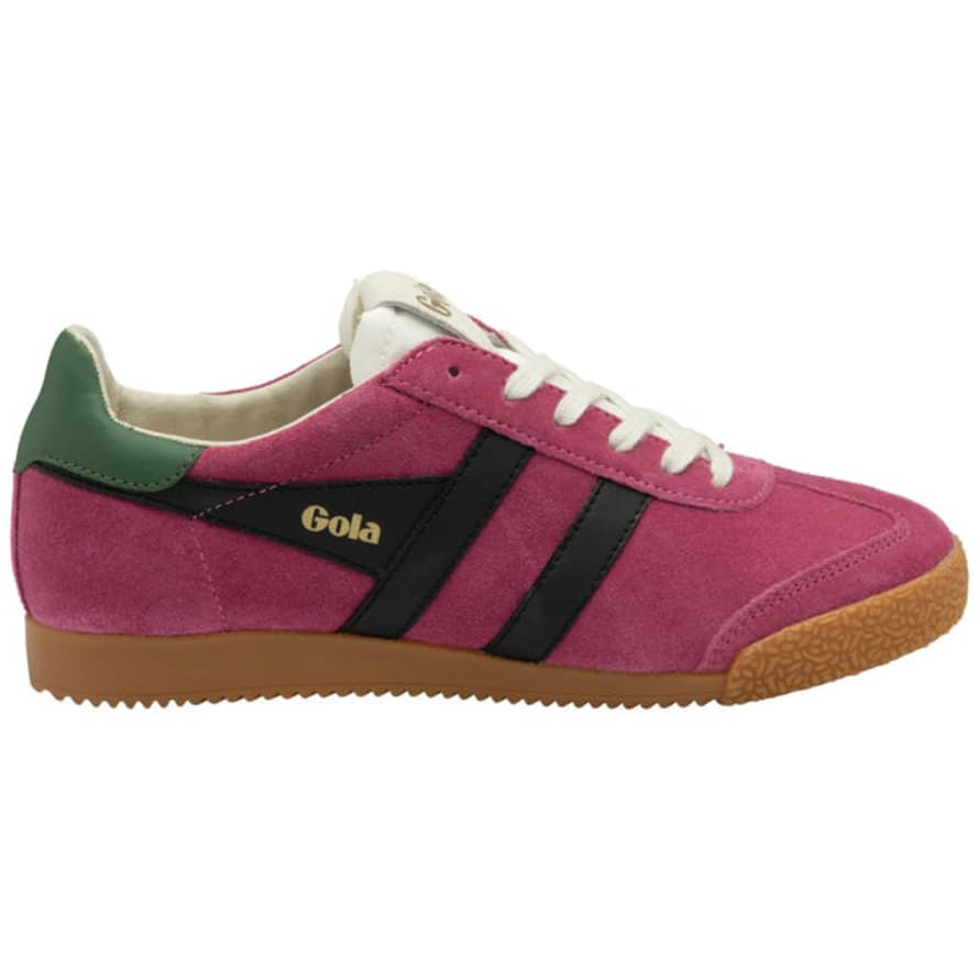 Gola CLB538KB Elan Fuchsia/Black/Evergreen Shoes