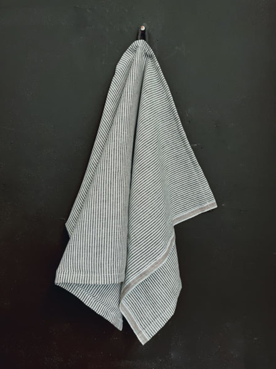 Walker and Walker Linen Stripe Tea Towel