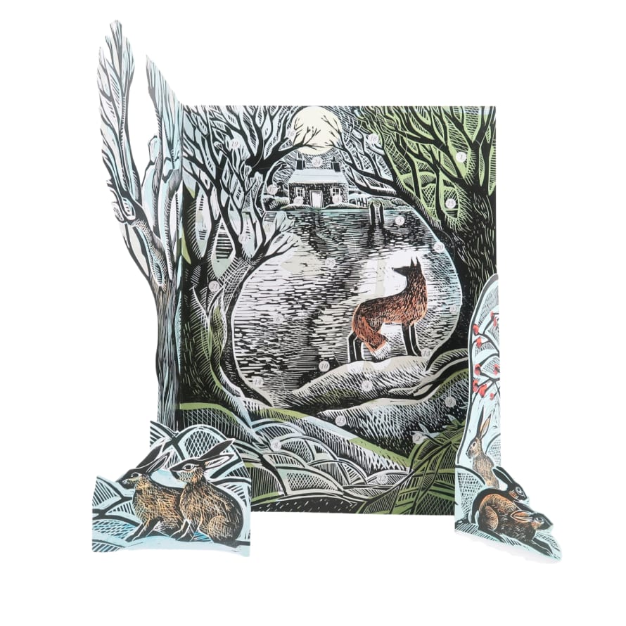 Art Angels Midnight Fox Advent Calendar by Angela Harding