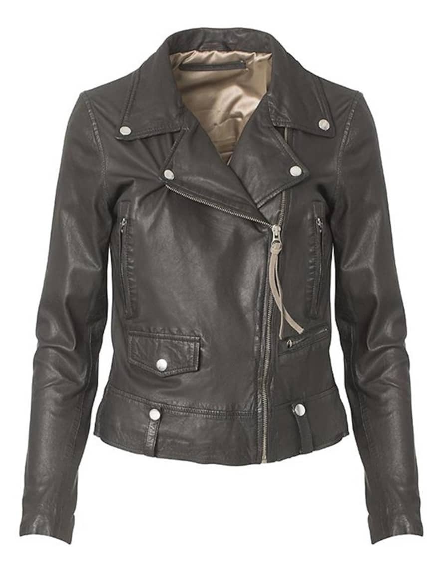 MDK Black Seattle New Thin Leather Jacket