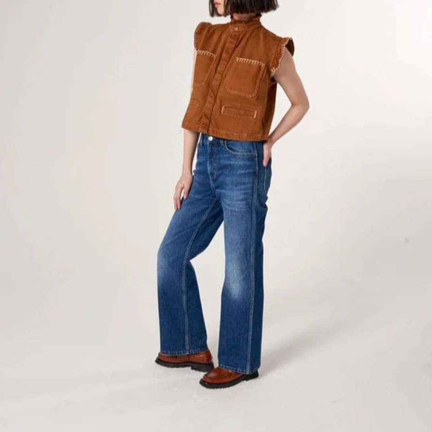 SEVENTY + MOCHI Mabel Jeans In Idaho Vintage