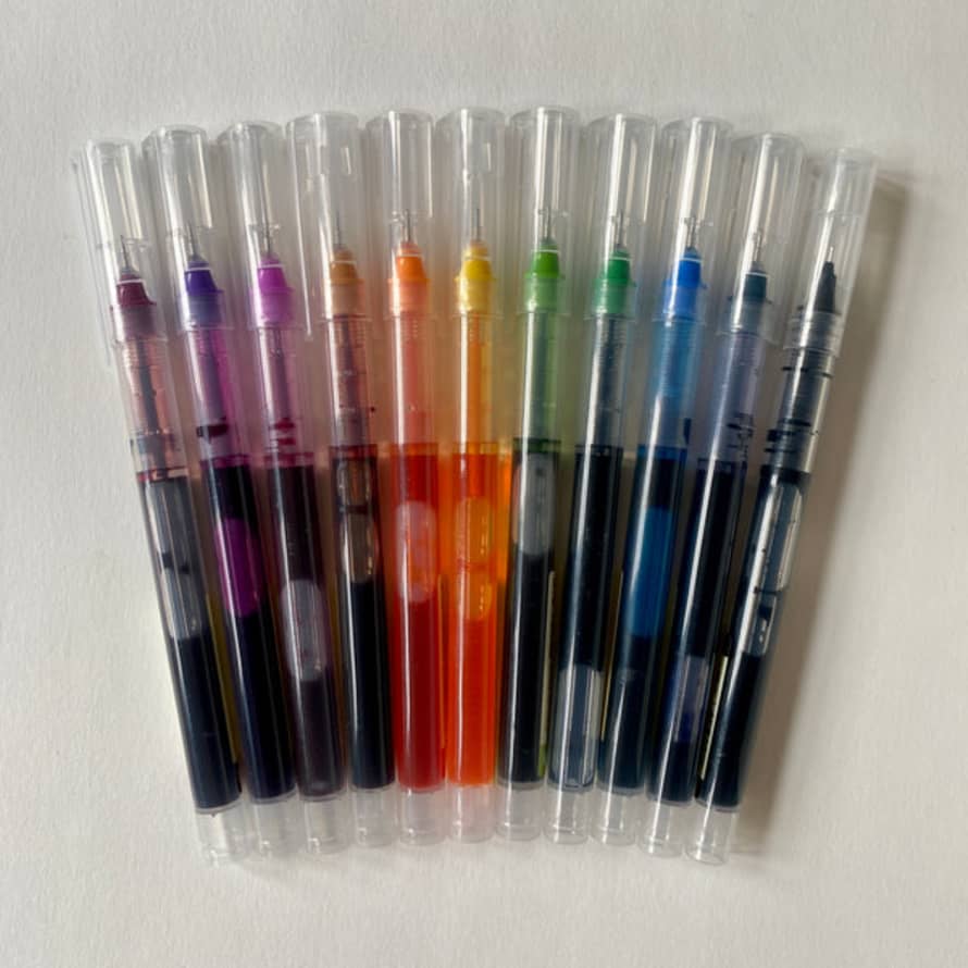 Meticulous Ink Set of 11 Liquid Ink Gel Pens
