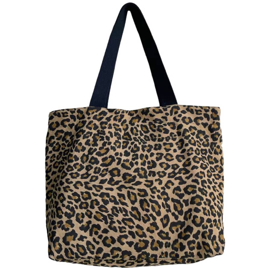 SIXTON LONDON Leopard Print Tote Bag