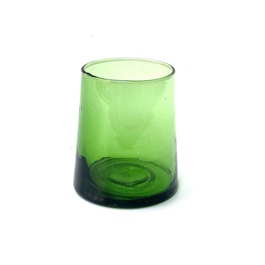 VERVE CULTURE SET 4 SMALL MOROCCAN CONE GLASSES