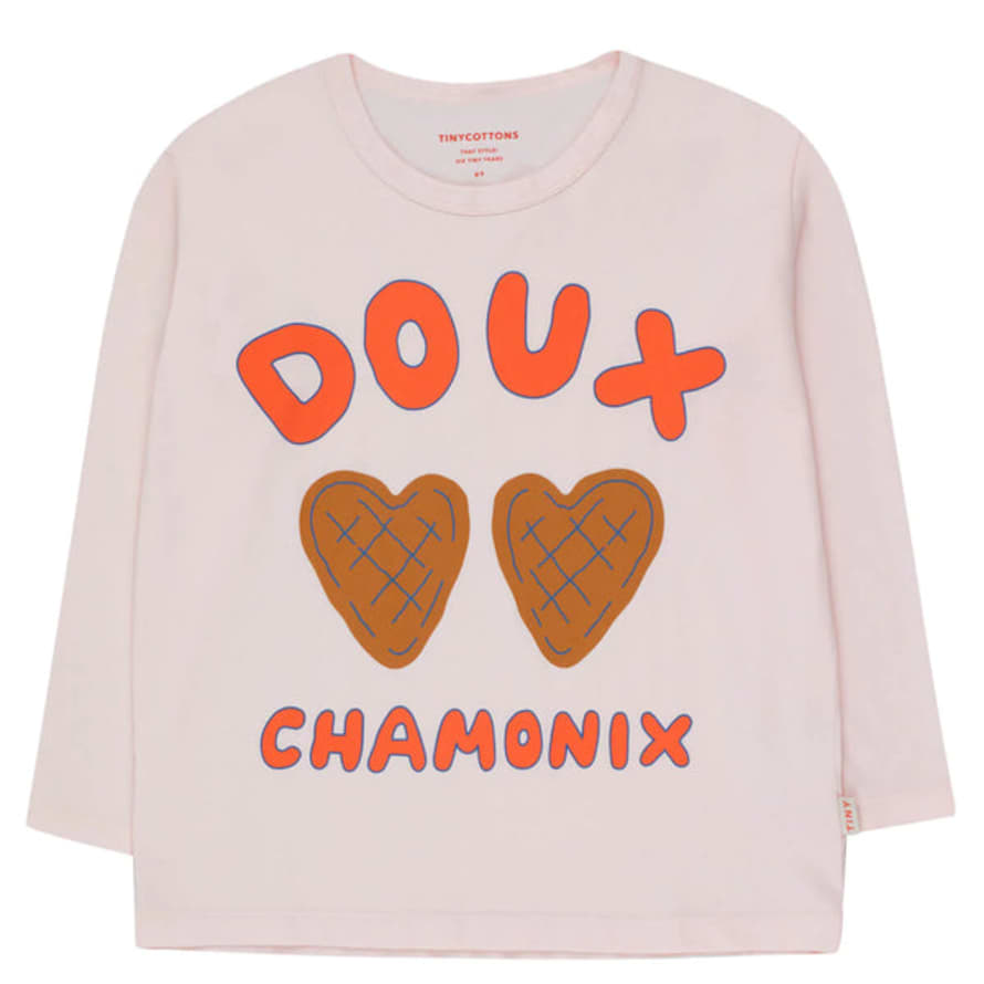 Tinycottons - Doux Chamonix Tee- Soft Pink