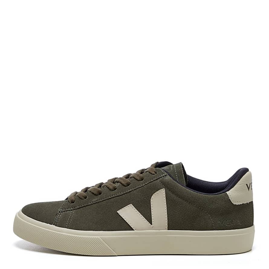 Veja Campo Suede Trainers - Mud / Pierre
