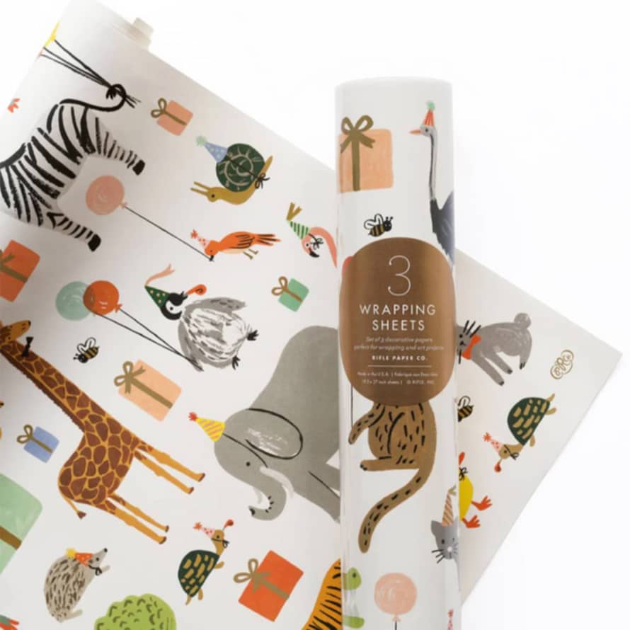 Rifle Paper Co. Party Animals Wrapping Paper