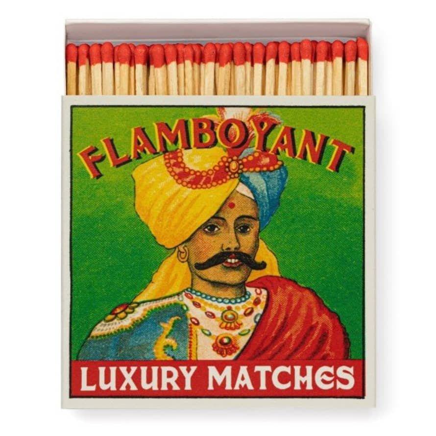 Archivist Luxury Boxed Matches- Flamboyant