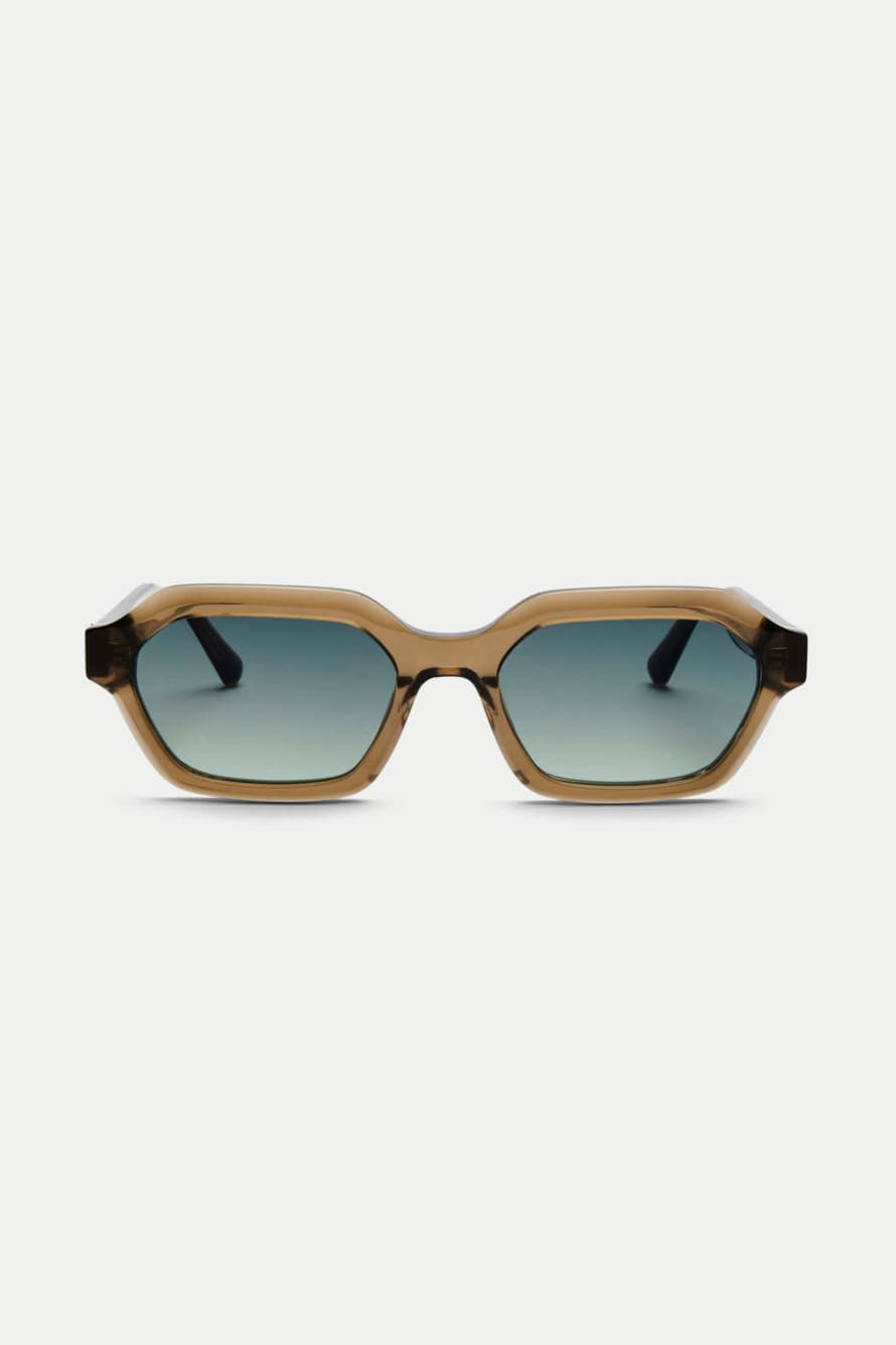 MESSYWEEKEND Bottle Green Anthony Sunglasses