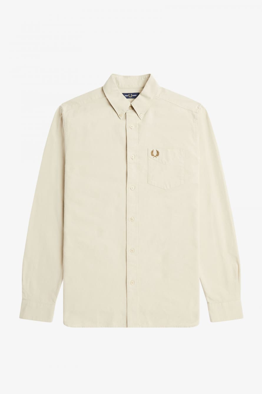 Fred Perry Oxford Shirt - Oatmeal	