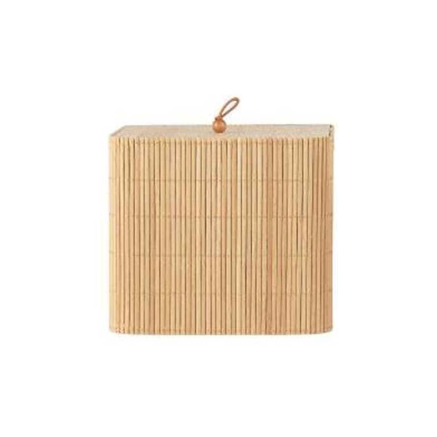 Ib Laursen Square Bamboo Box with Lid - Large