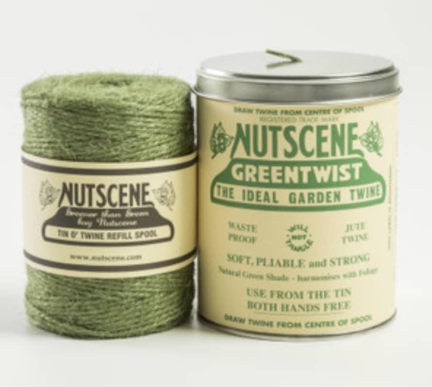 Nutscene Tin of Twine Green