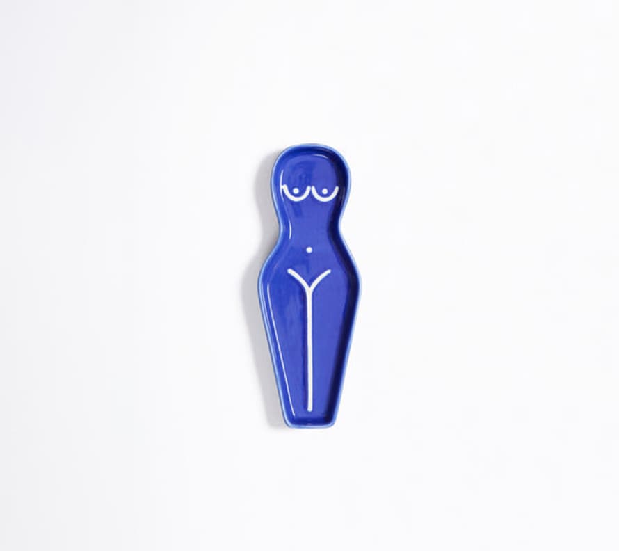 DOIY Design Body Spoon Rest - Blue