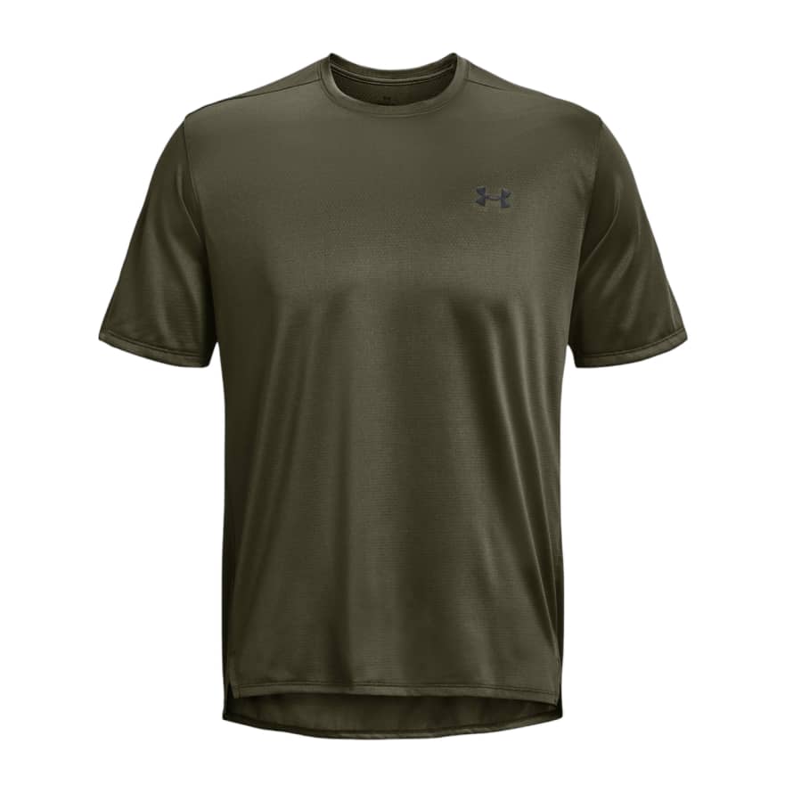 Under Armour T-shirt Tech Vent Uomo Marine Green/black