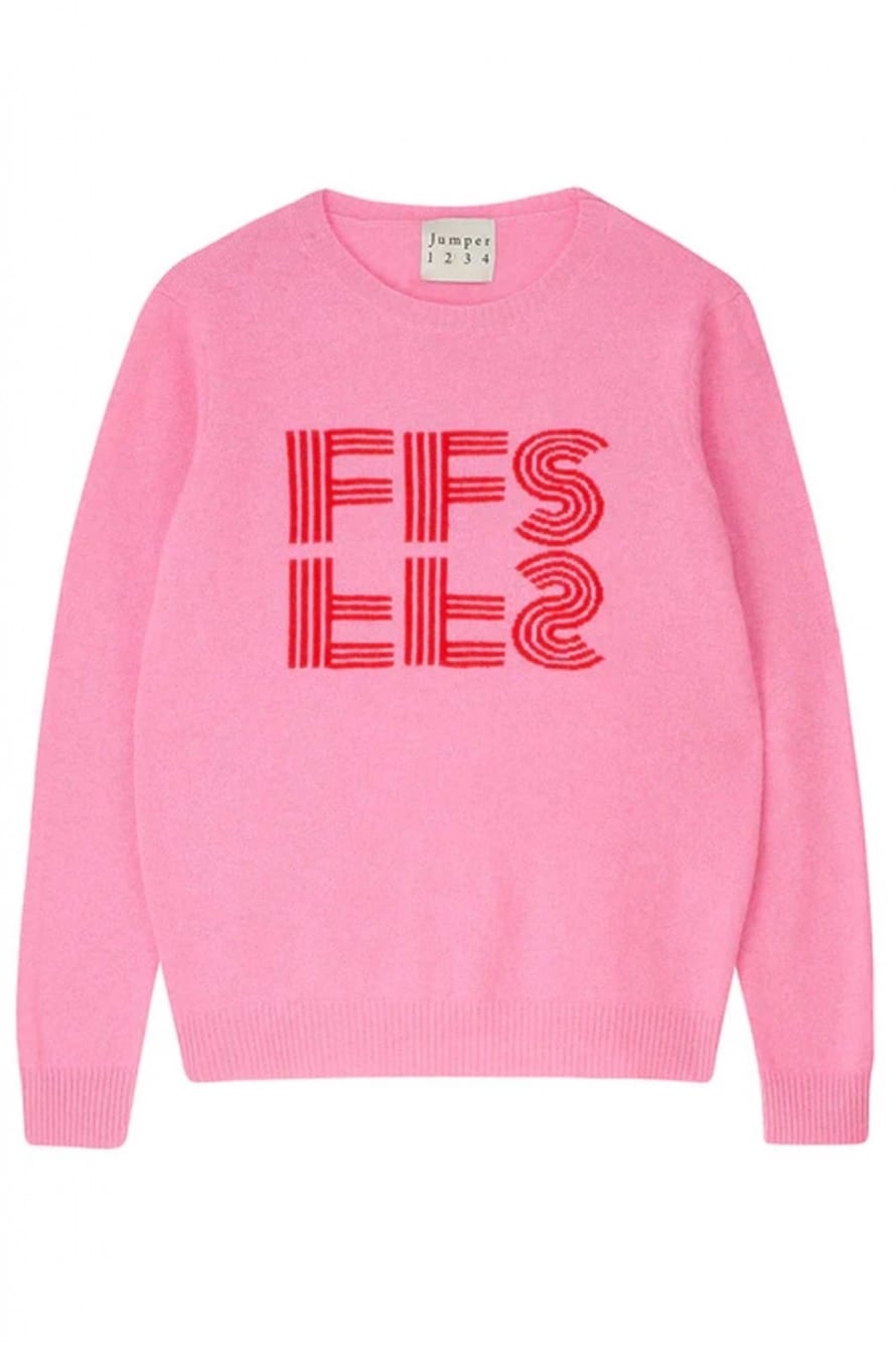 Jumper 1234 Ffs Cashmere Crew In Candy and Red