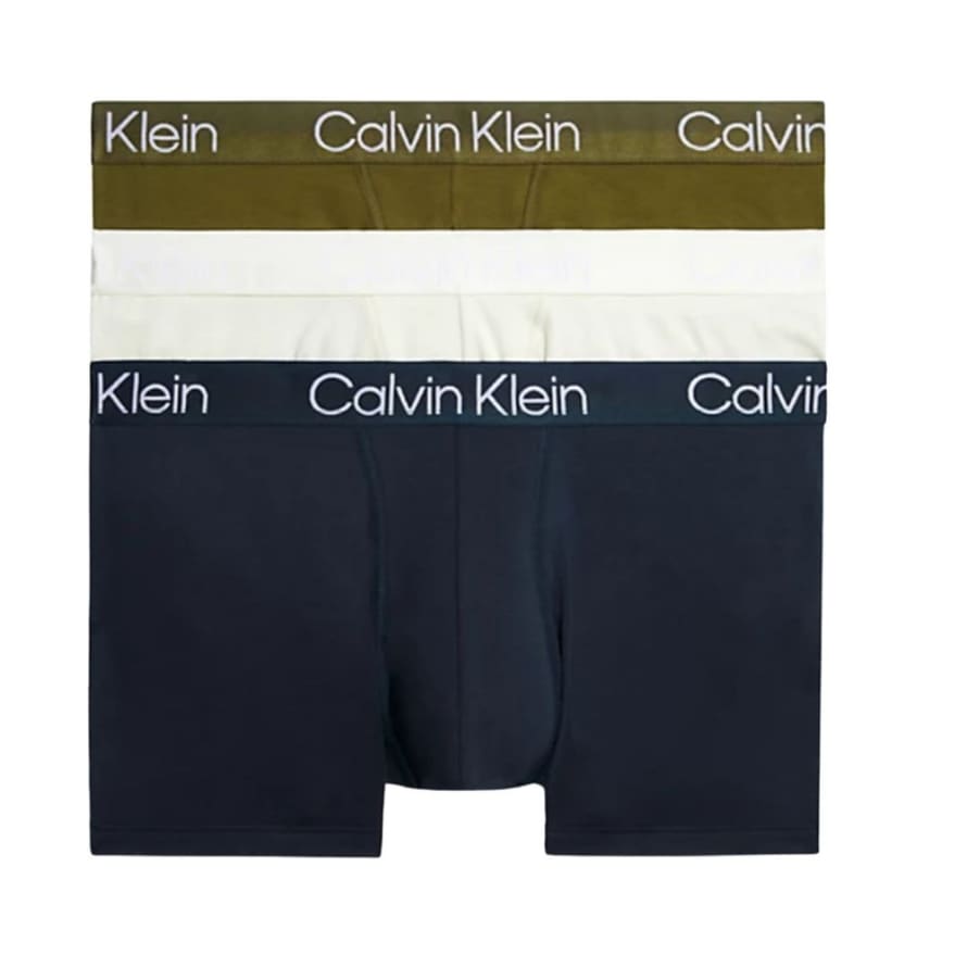 Calvin Klein Underwear 3 Pack Trunks Modern Structure