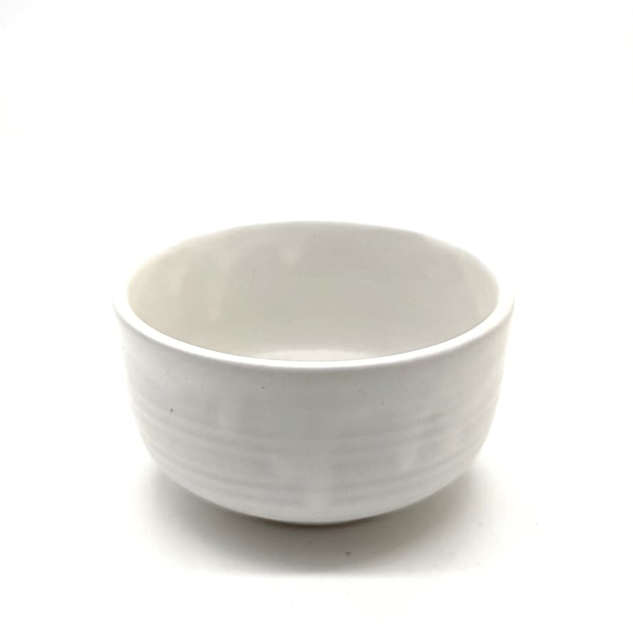 Hubsch Small White Clay Bowl - Small