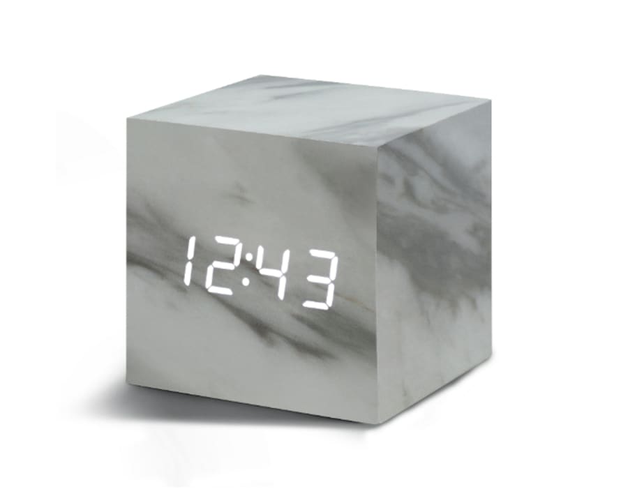 Gingko  Cube Click Clock