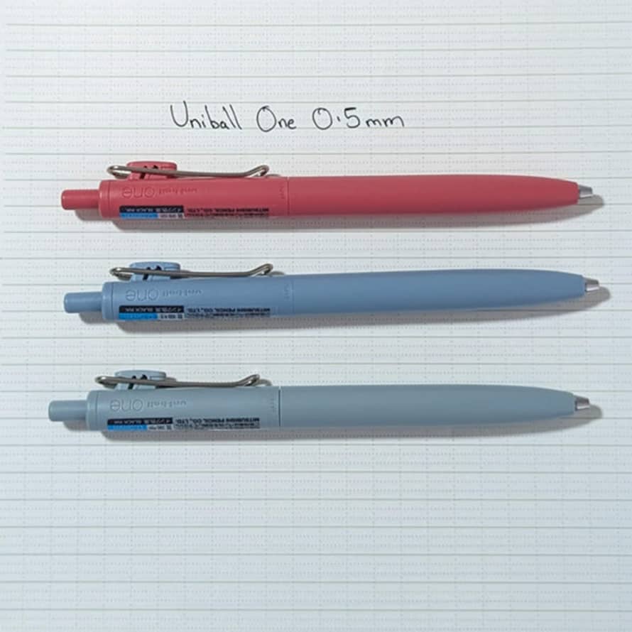 Uniball One 0.5mm Gel Pen Faded Colours