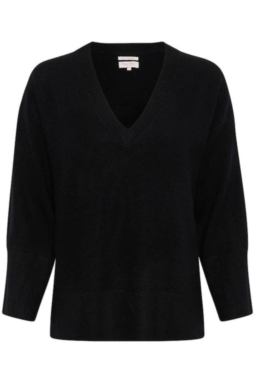 Part Two Hellin Cashmere Pullover In Black