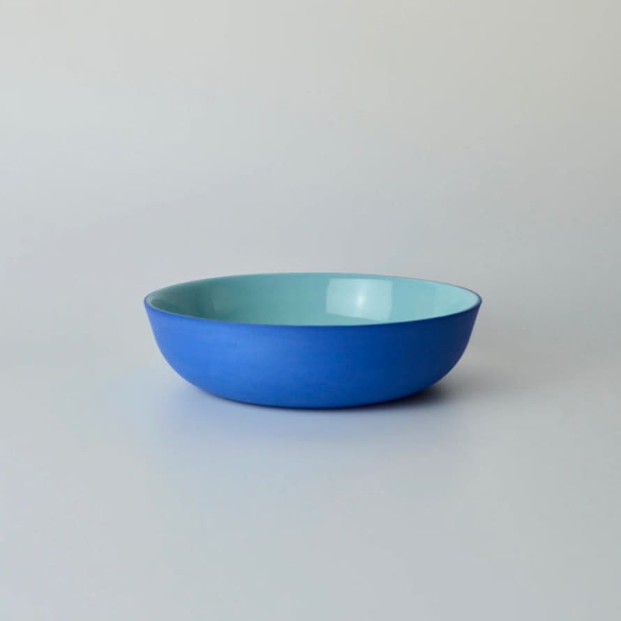 Aeyglom Ceramics Pudding Bowl Bowl In City Blue
