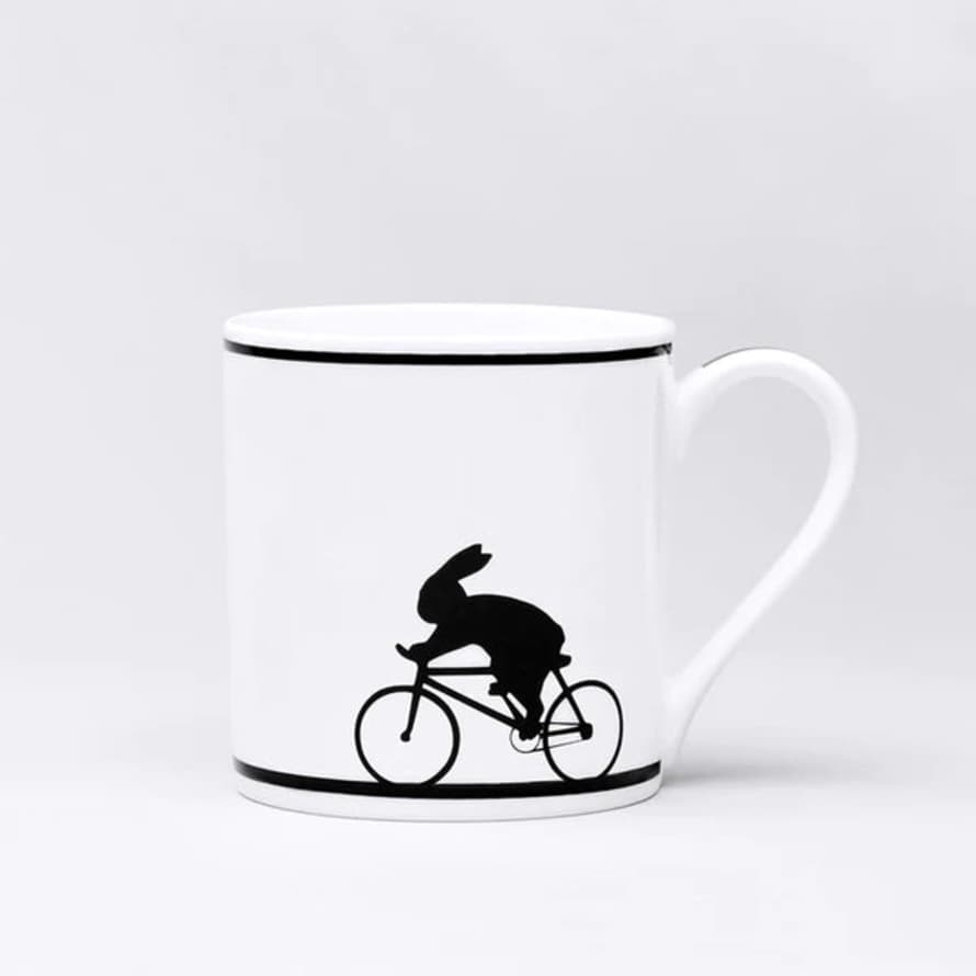 HAM Cycling Rabbit Mug