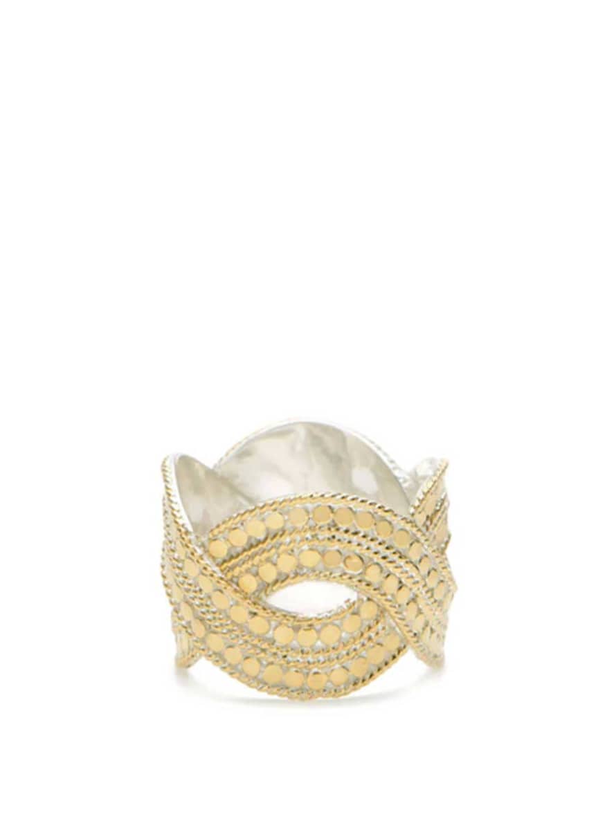 Anna Beck Gold Classic Woven Band Ring
