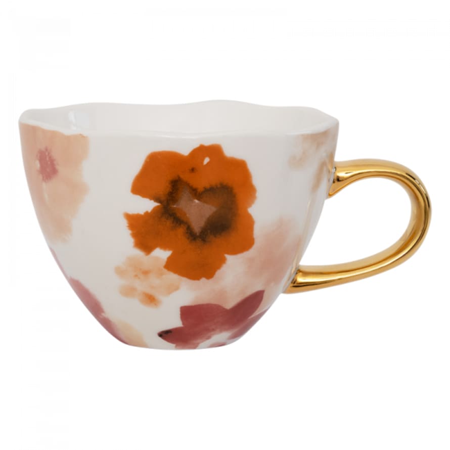 Urban Nature Culture Good Morning Cappuccino/Tea Cup - Happiness Pink