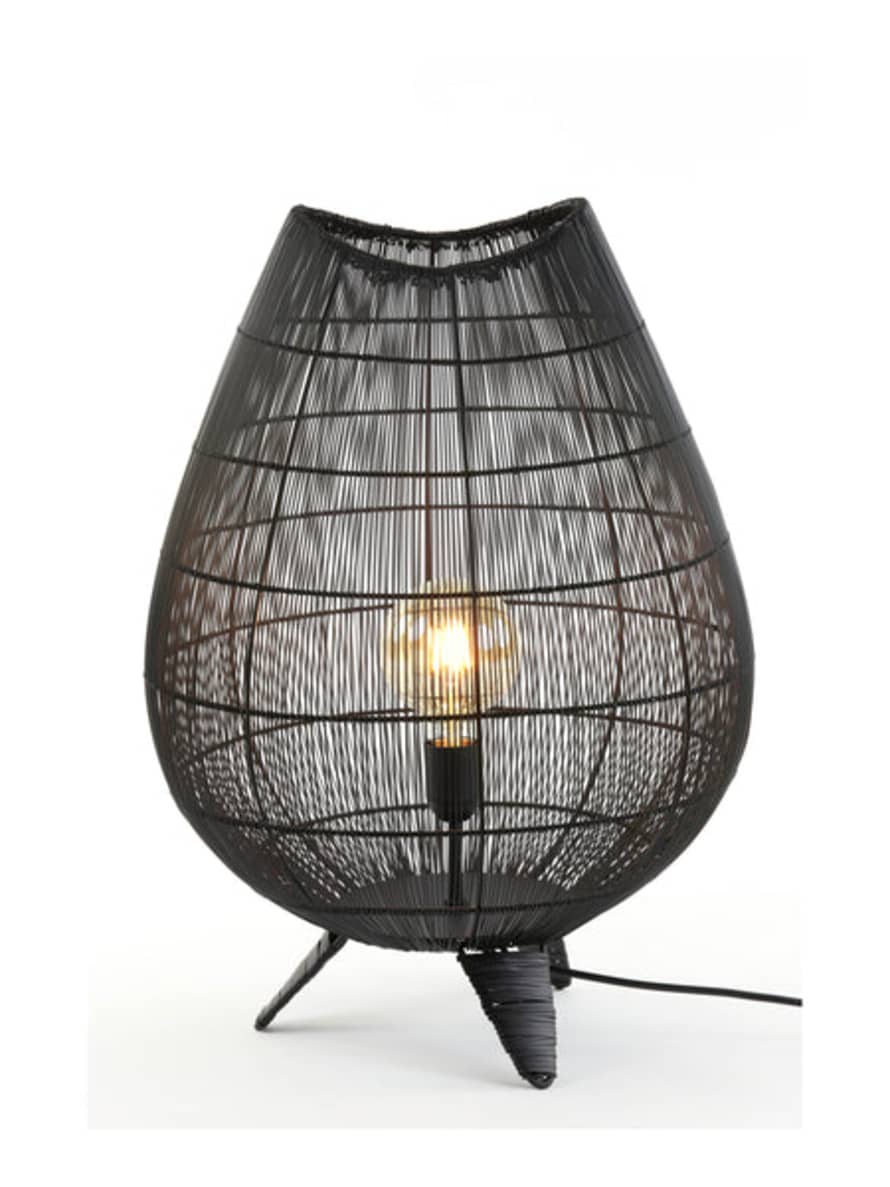 Lillian Daph Yumi Black Table Lamp - 2 Sizes Available
