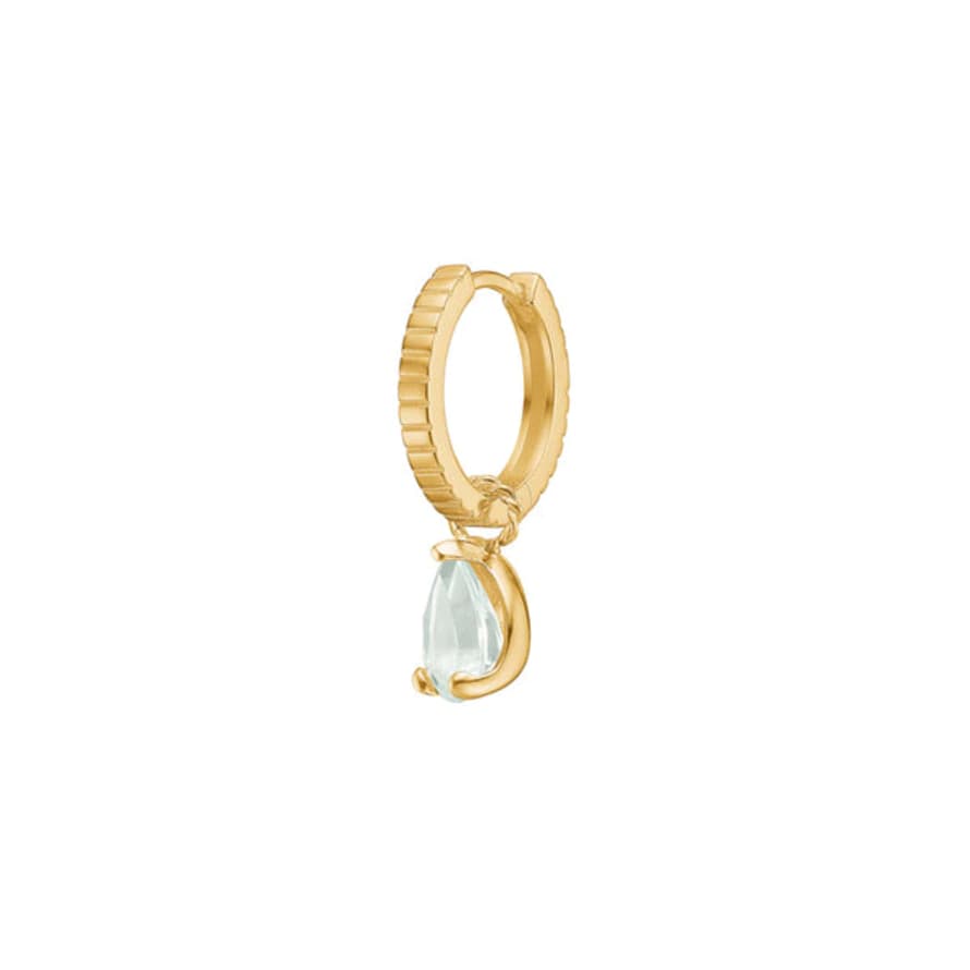 Carre Carré Gold Plated Charm With Prasiolite