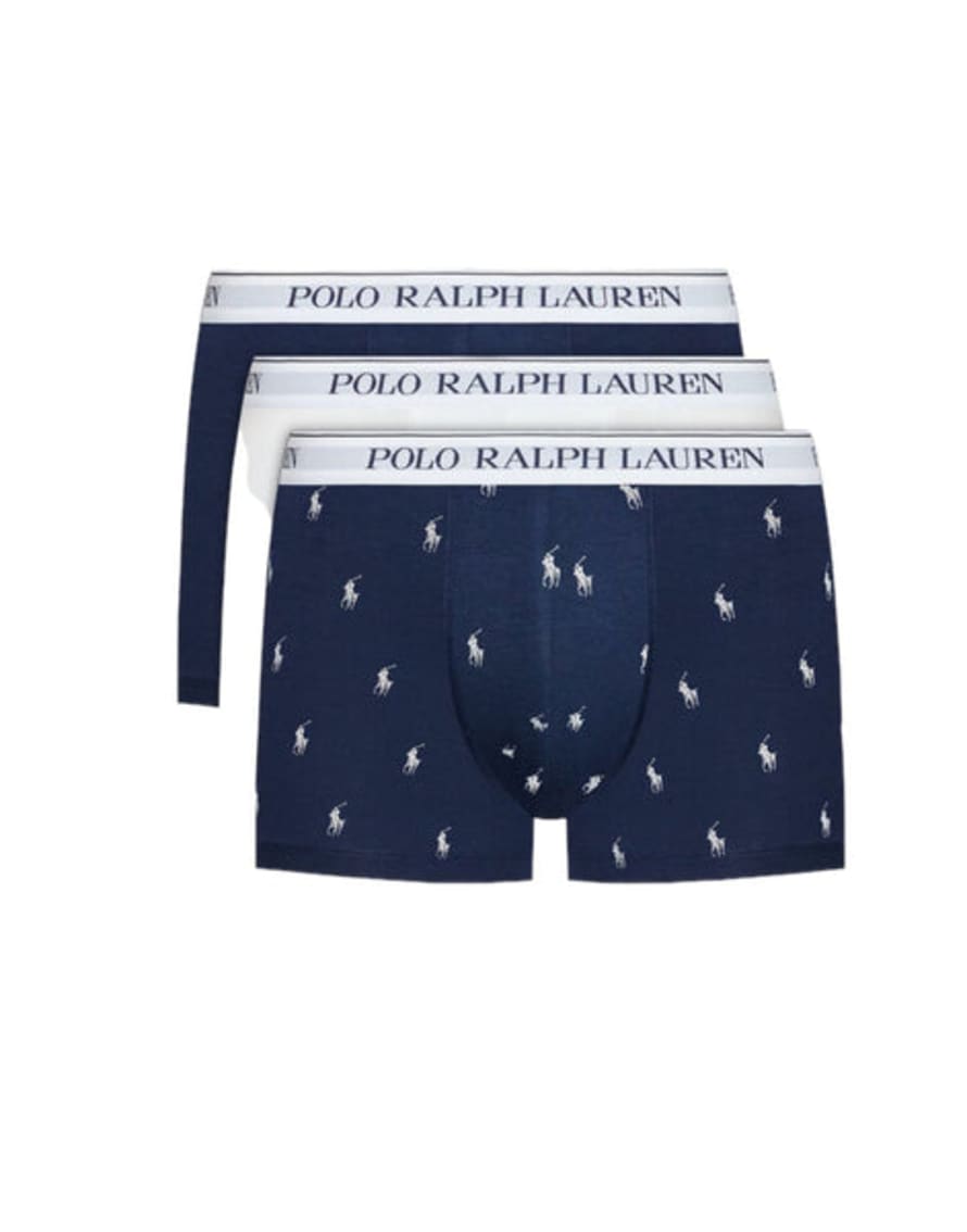 Polo Ralph Lauren Navy Multi Boxer For Man