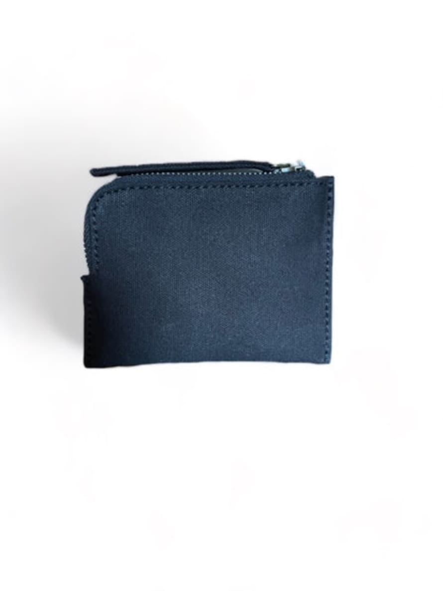 WDTS - Window Dressing the Soul Black Canvas Zipped Wallet