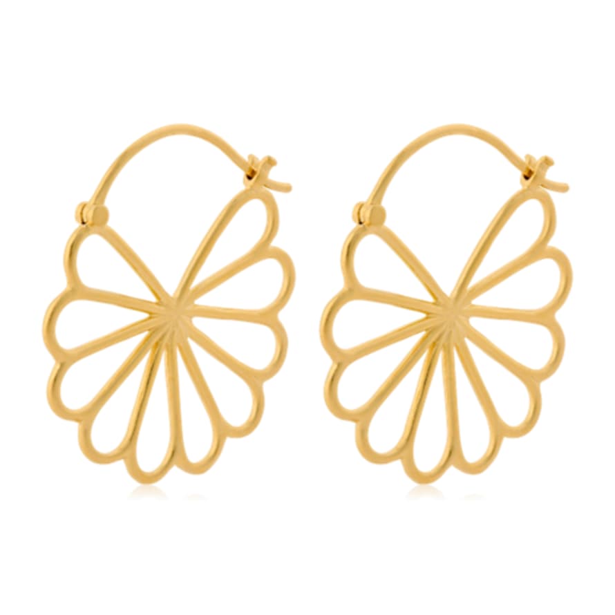 Pernille Corydon Large Gold Bellis Earrings