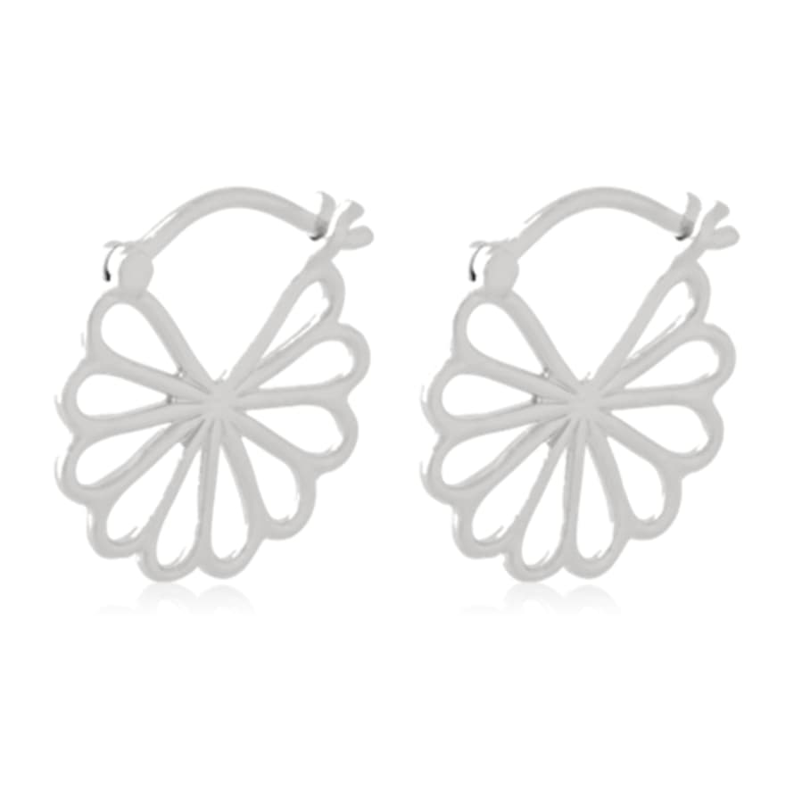 Pernille Corydon Small Silver Bellis Earrings