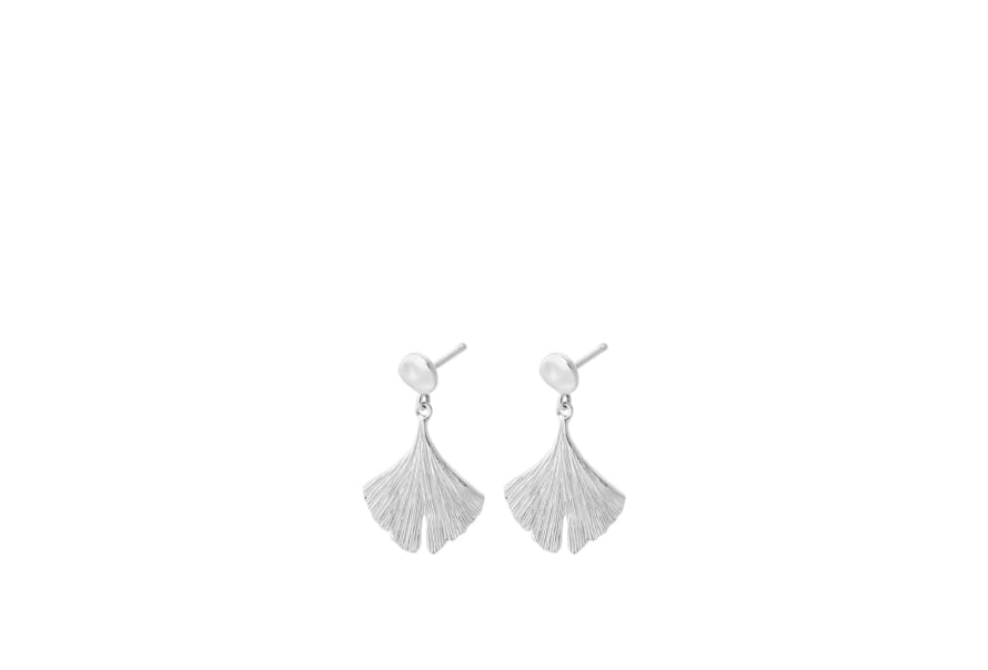 Pernille Corydon Biloba Earrings In Silver