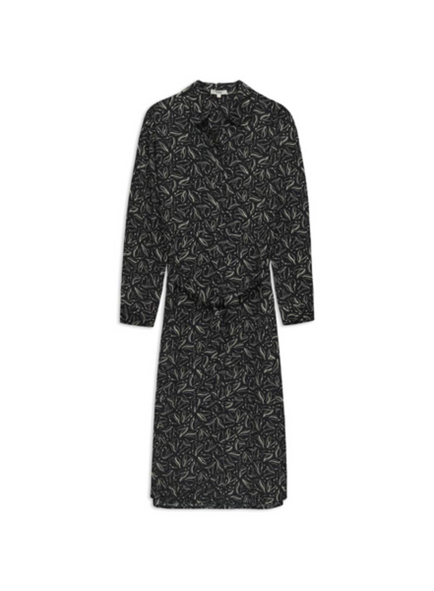 Yerse Florence Shirt Dress In Black From