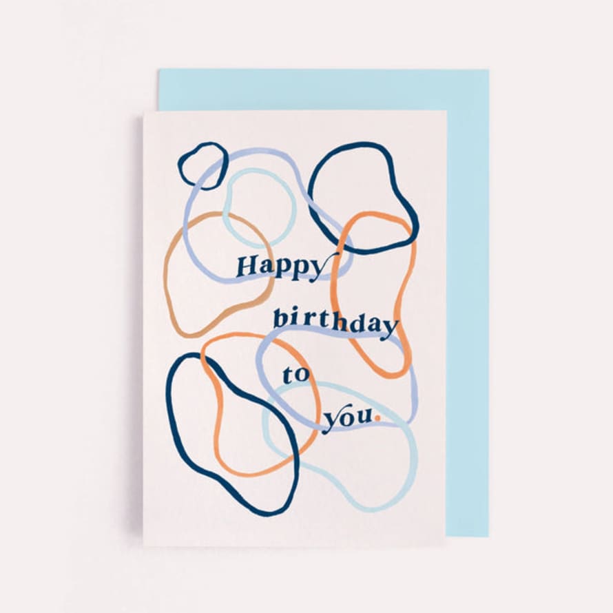 Sister Paper Co Hoops Birthday Card | Gender Neutral Birthday Card | Greeting Cards