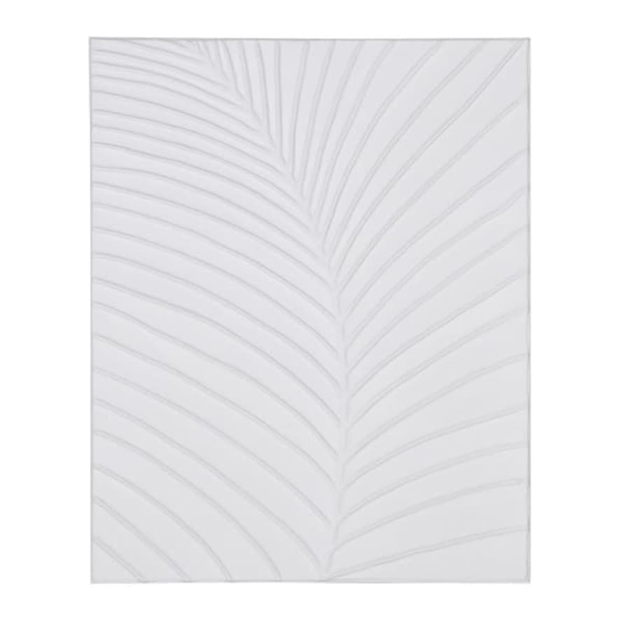 Lively Concept Store Large White Fern Canvas