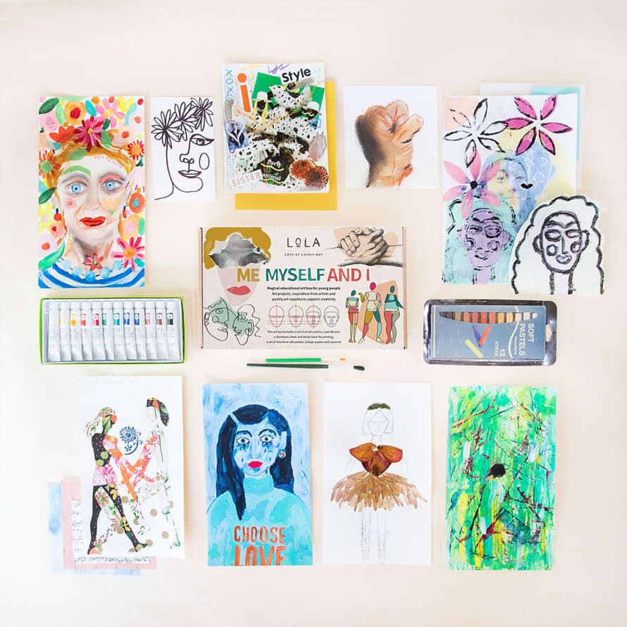 LoLA - Lots of Lovely Art Me Myself and I Art Box for Young Adults