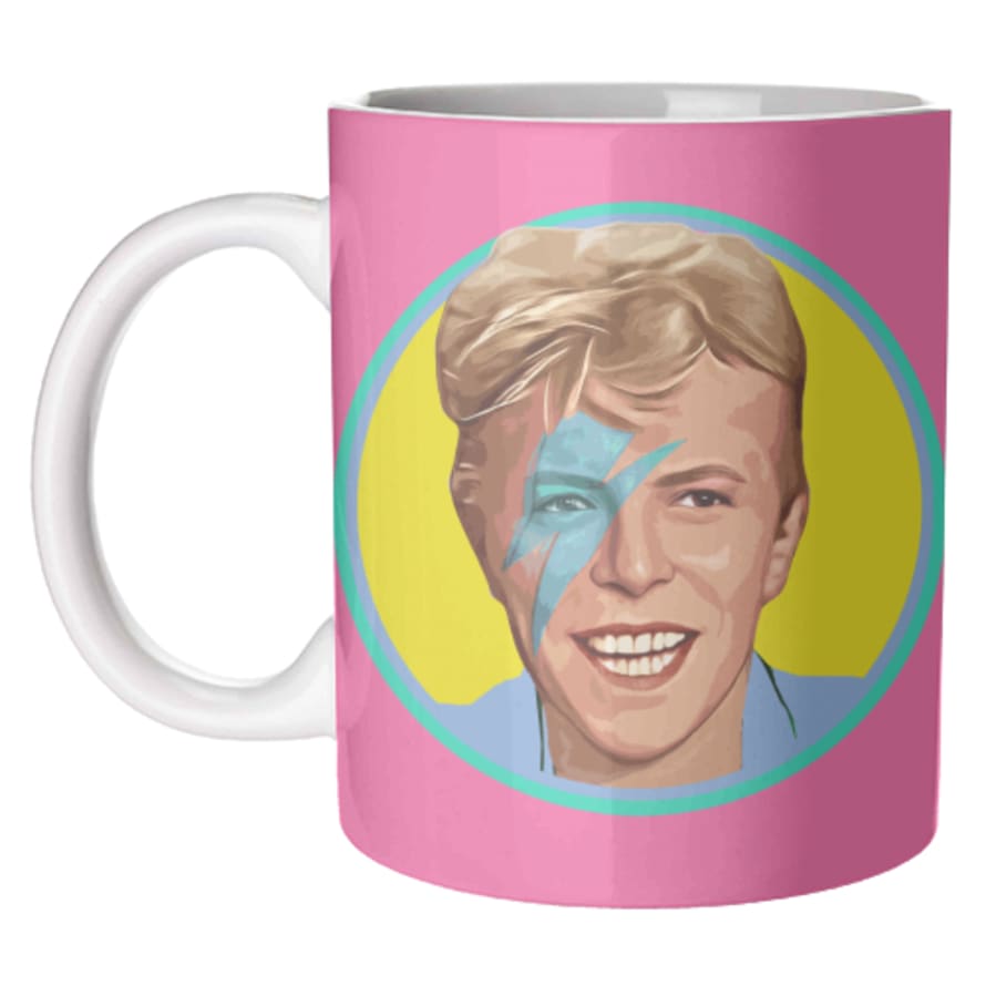 Artwow Happy David Bowie Ceramic Mug