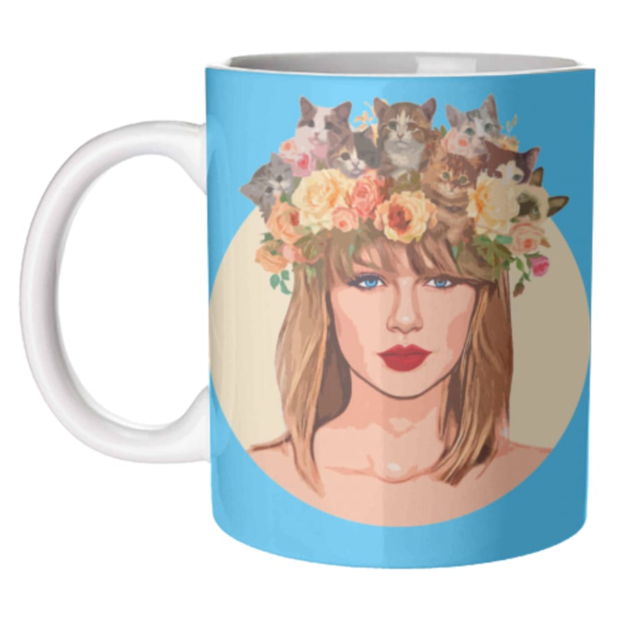 Artwow Taylor Swift Kitty Crown Ceramic Mug