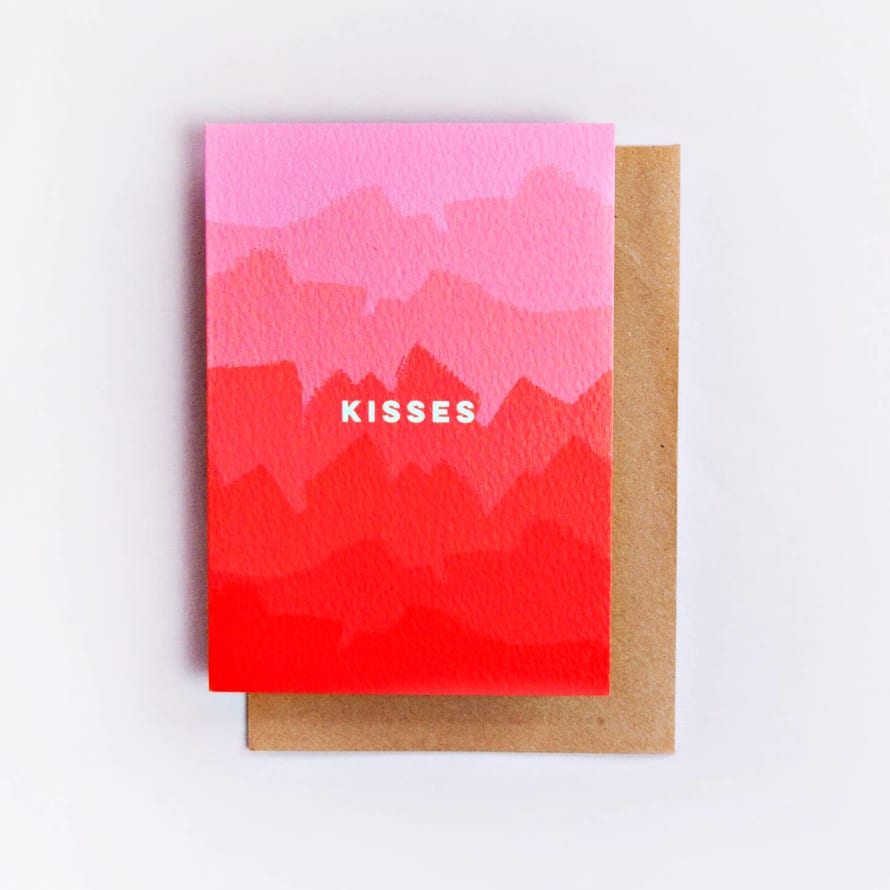 The Completist Kisses Ombre Card