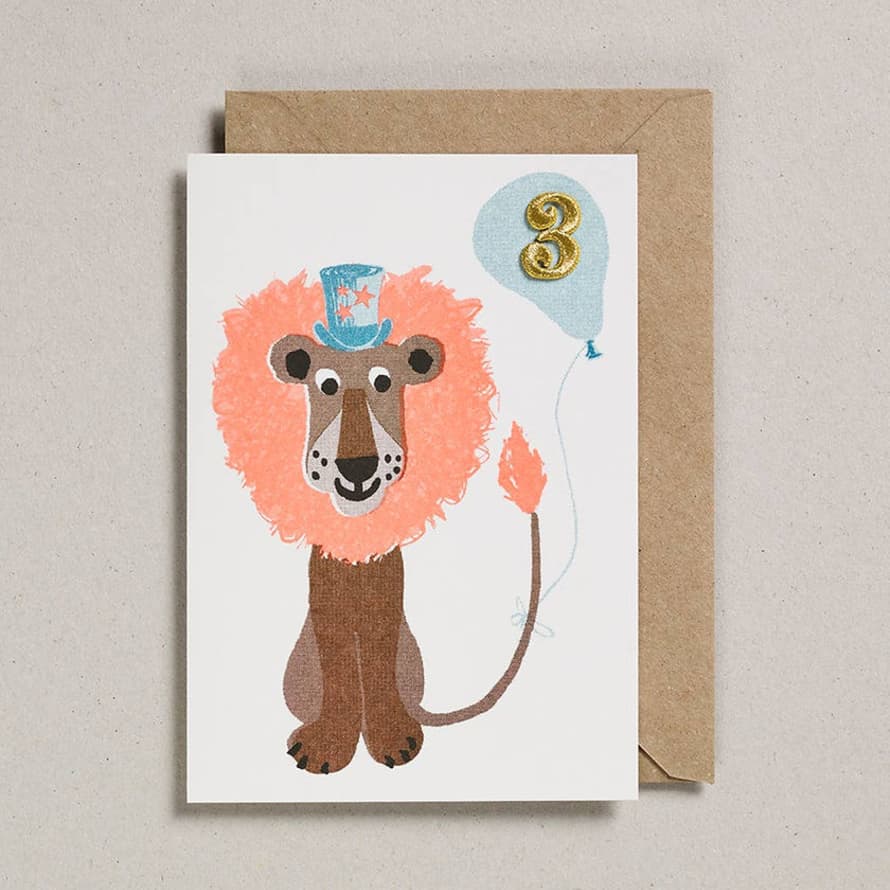 Petra Boase Lion Confetti Pets Cards for Age 3