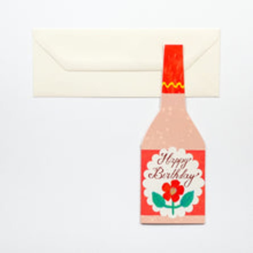 Hadley Paper Goods Birthday Rose Card