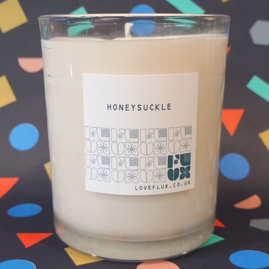 Heaven Scent Large Honeysuckle Plant Wax Candle