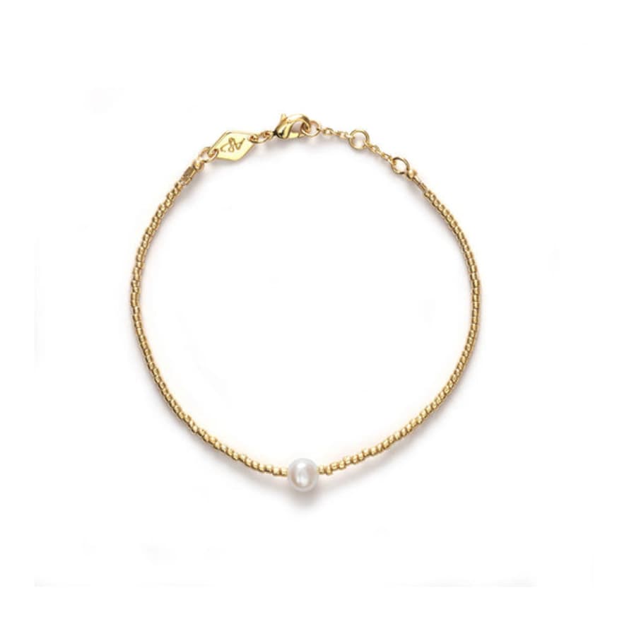 Anni Lu Gold Pearly Bracelet