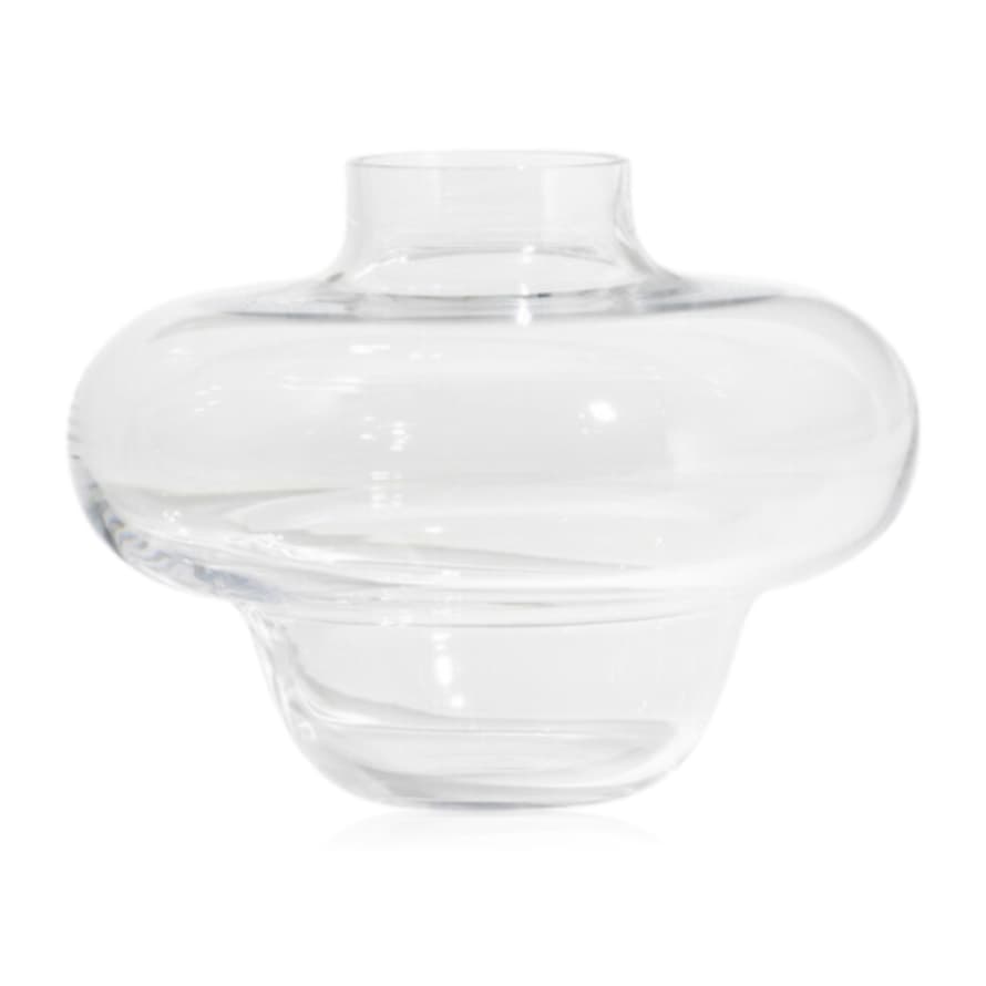 Kosta Boda  Small Clear Kappa Glass Vase